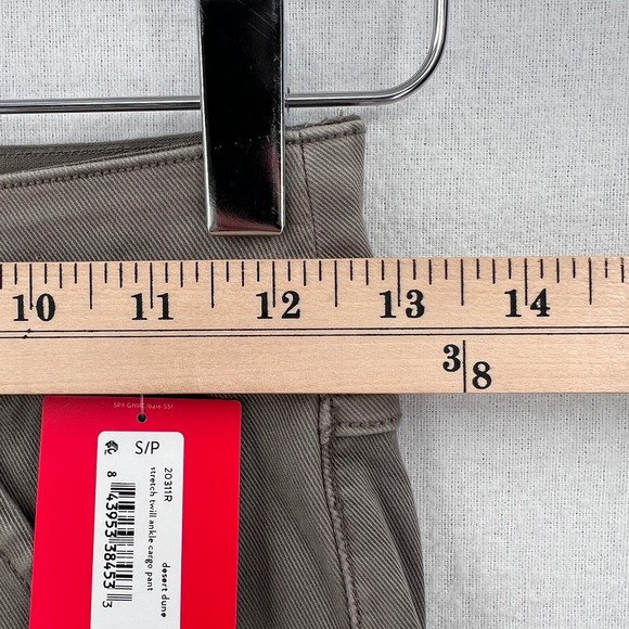 SPANX Pants Womens Small Desert Dune Stretch Twill Ankle Cargo Pant NWT - Picture 6 of 9